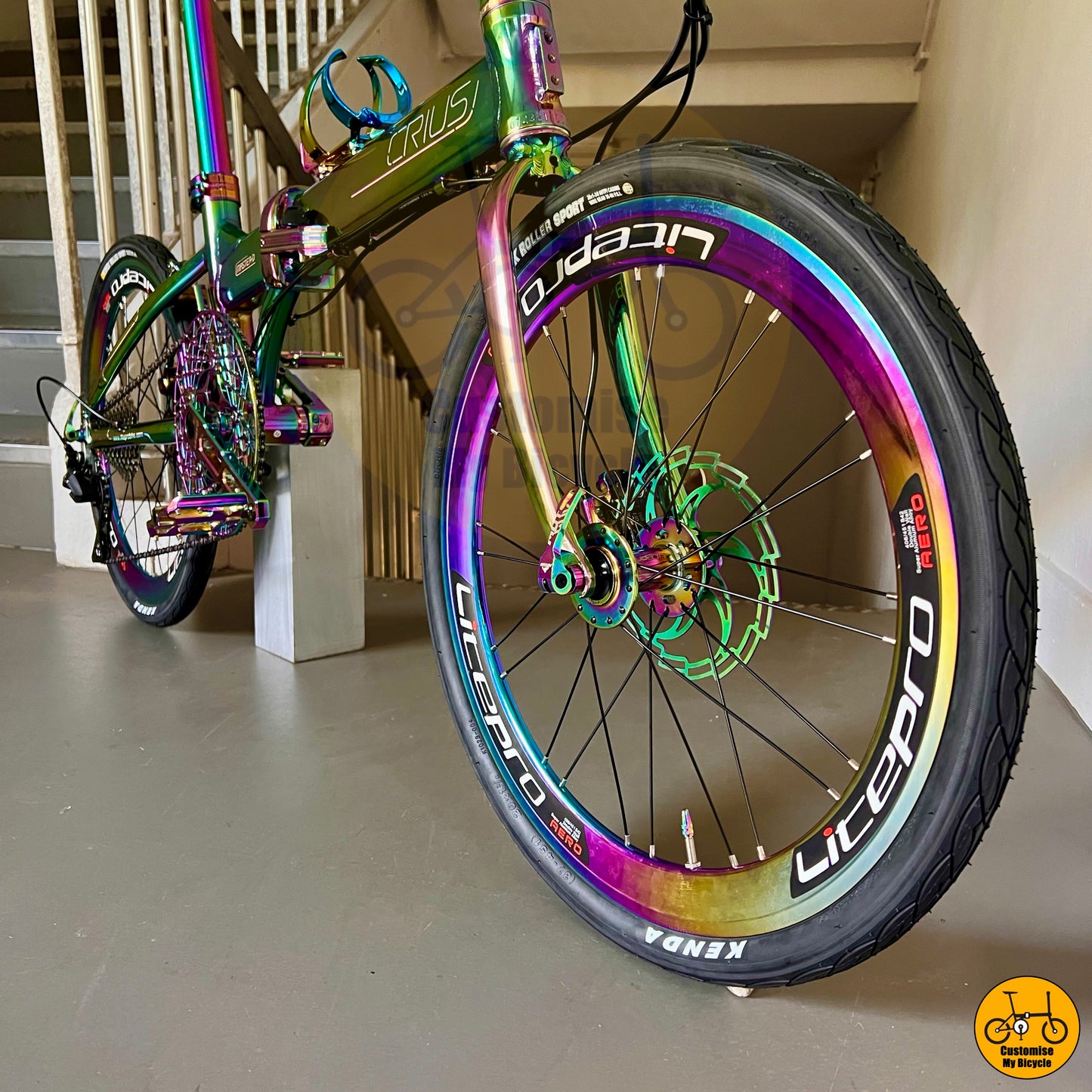 Shimano 11-Speed 105 Crius Master 22-Inch Foldie β Built for Precision & Smooth Riding