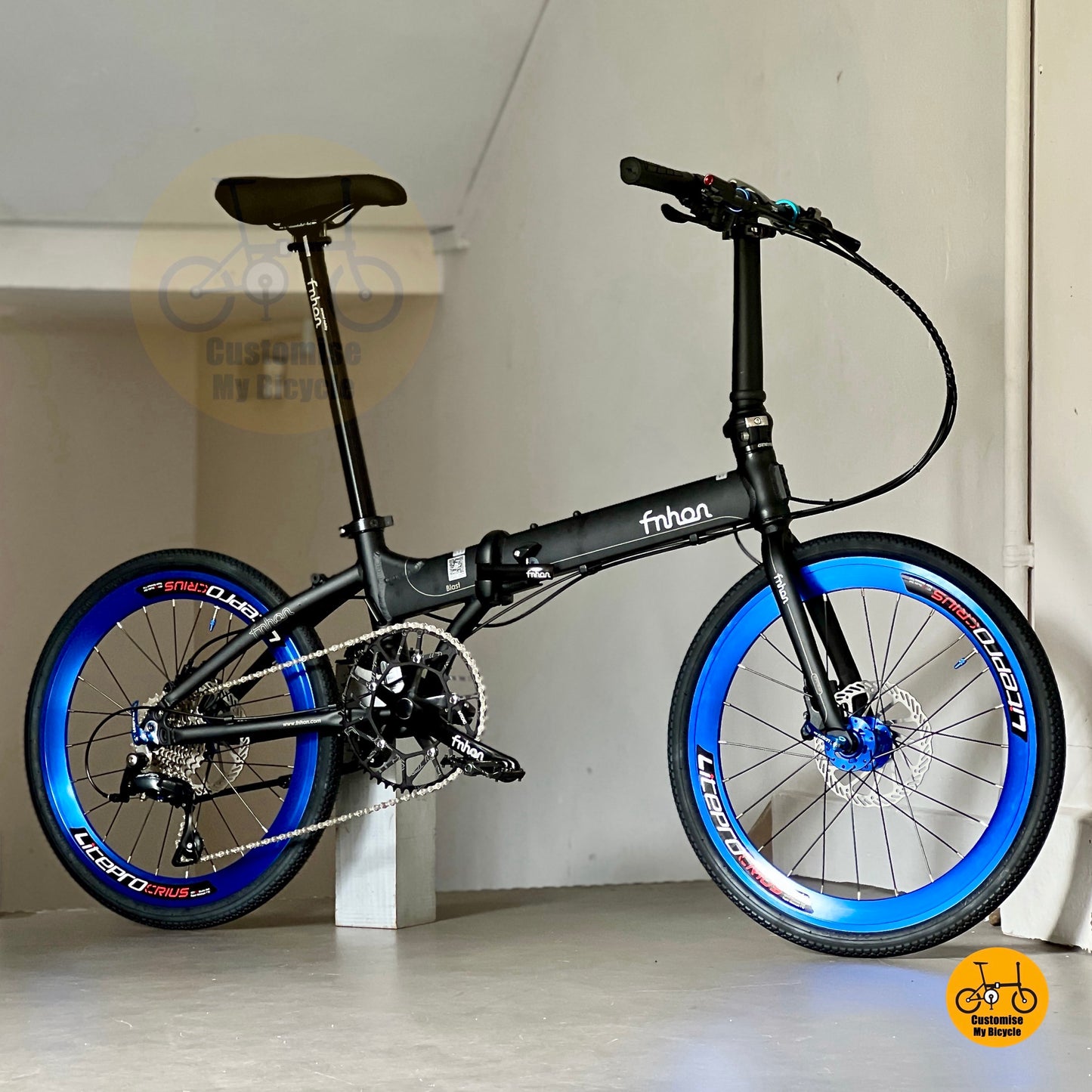 风行 KAD2018 22寸 折叠自行车 禧玛诺 9速 磨砂黑 铝合金K车架