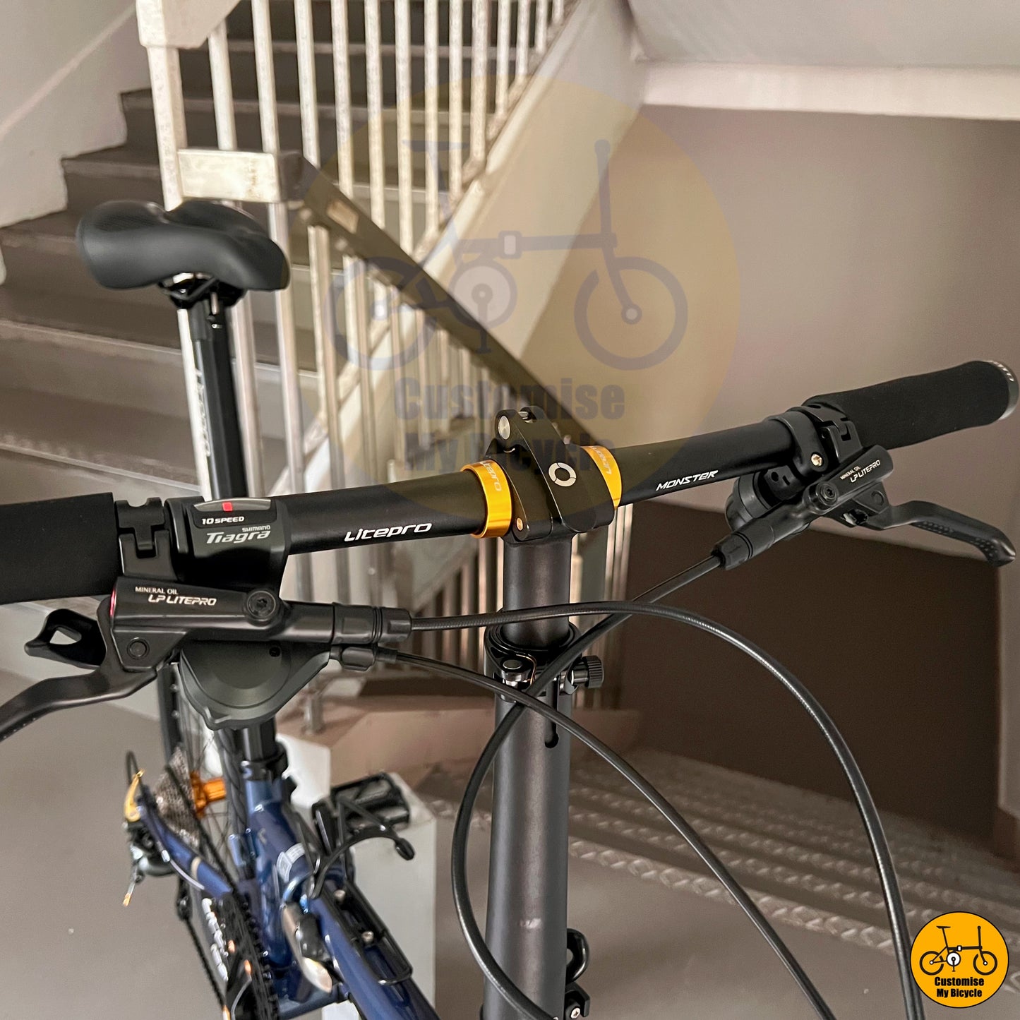 22-inch folding bike engineered for speed and city commuting