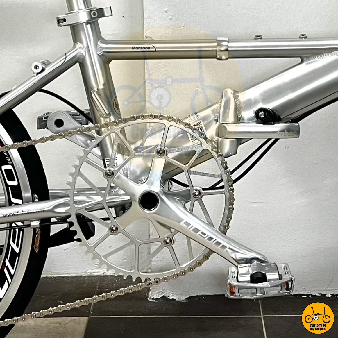 Double Bar Frame Fnhon Monsoon 22-Inch Folding Bike β A Unique Ride for Stability & Comfort