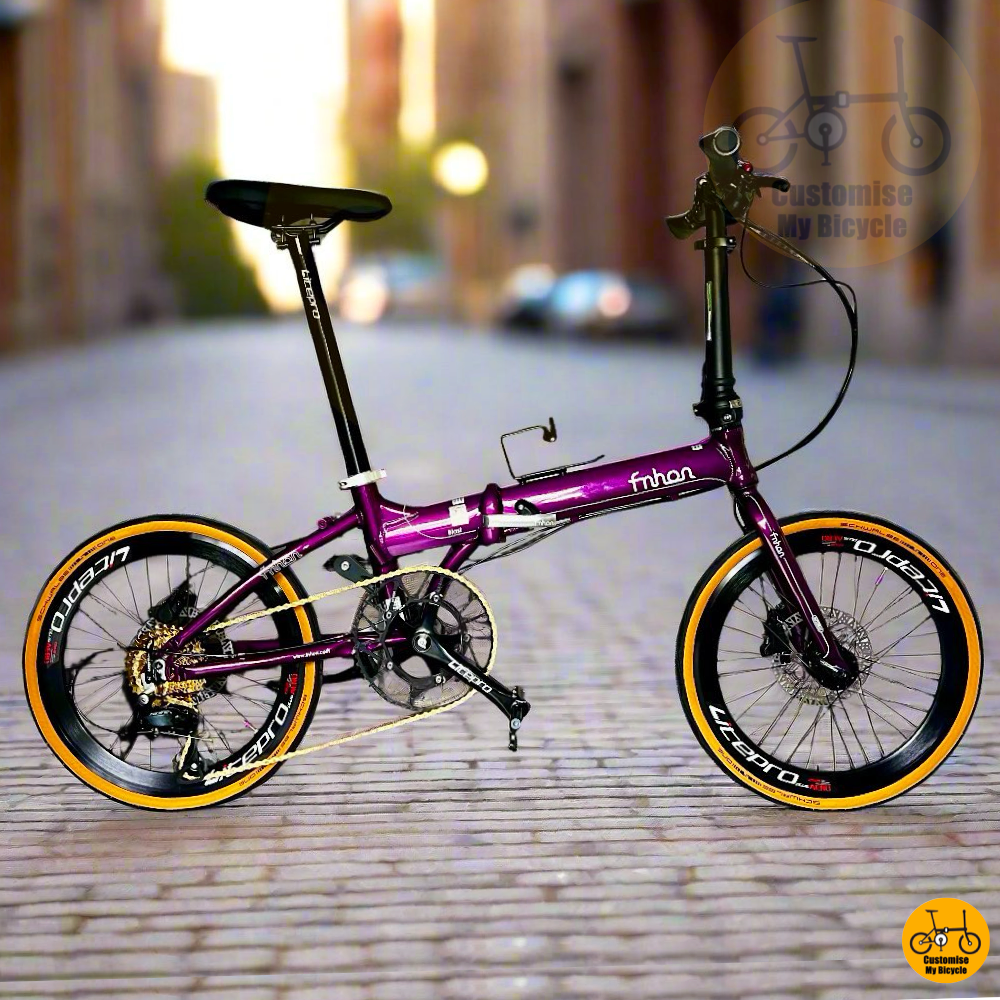 Fnhon Blast 20-Inch Folding Bike – Bold Thanos Colors & High Performance