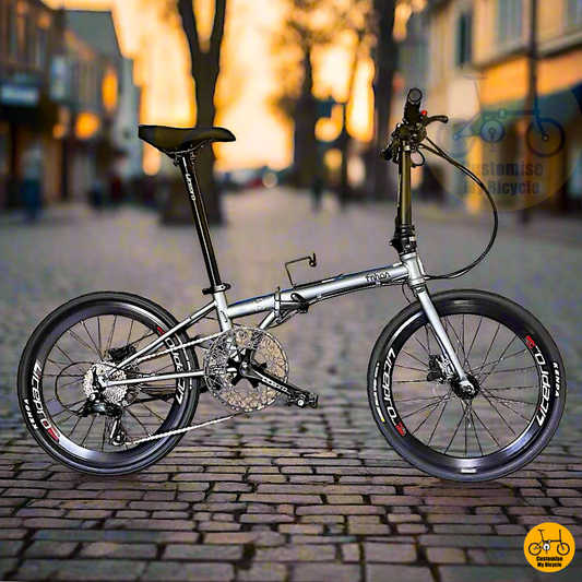 Fnhon Gale 22-Inch Folding Bike – Battleship Grey Frame for a Bold & Strong Ride
