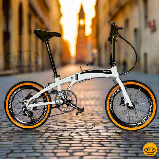 Fnhon Tornado 20 folding bicycle for Singapore PCN riders with tiagra and fast aero wheels