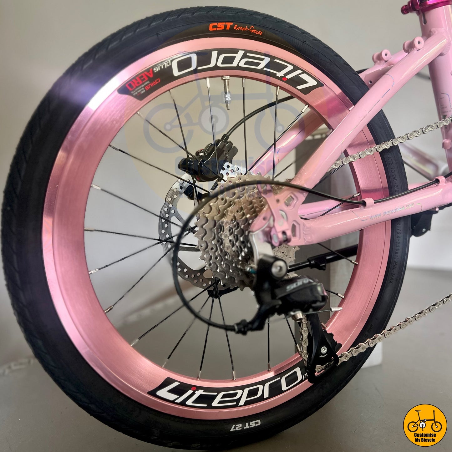 Crius Master 20” • Shimano 9s • Baby Pink