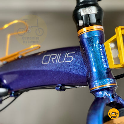 Litepro front block adaptor mounted on folding frame
