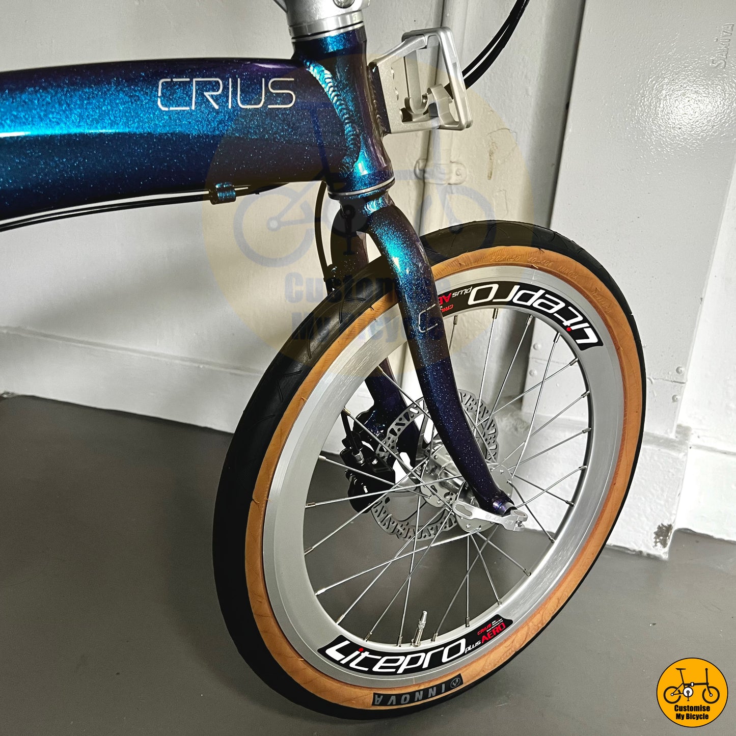 Crius Velocity 20” • Shimano 9s • Chameleon Blue