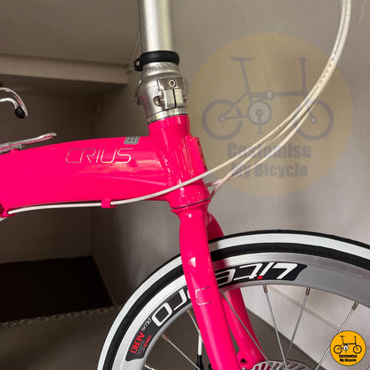 Crius Velocity 22” • Shimano 9s • Hot Pink