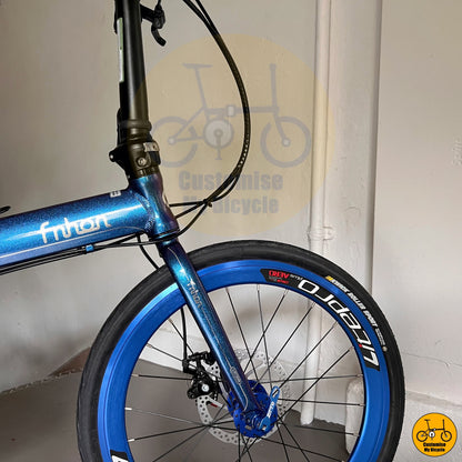 Fnhon Blast 22” • Shimano 9s • Chameleon Blue