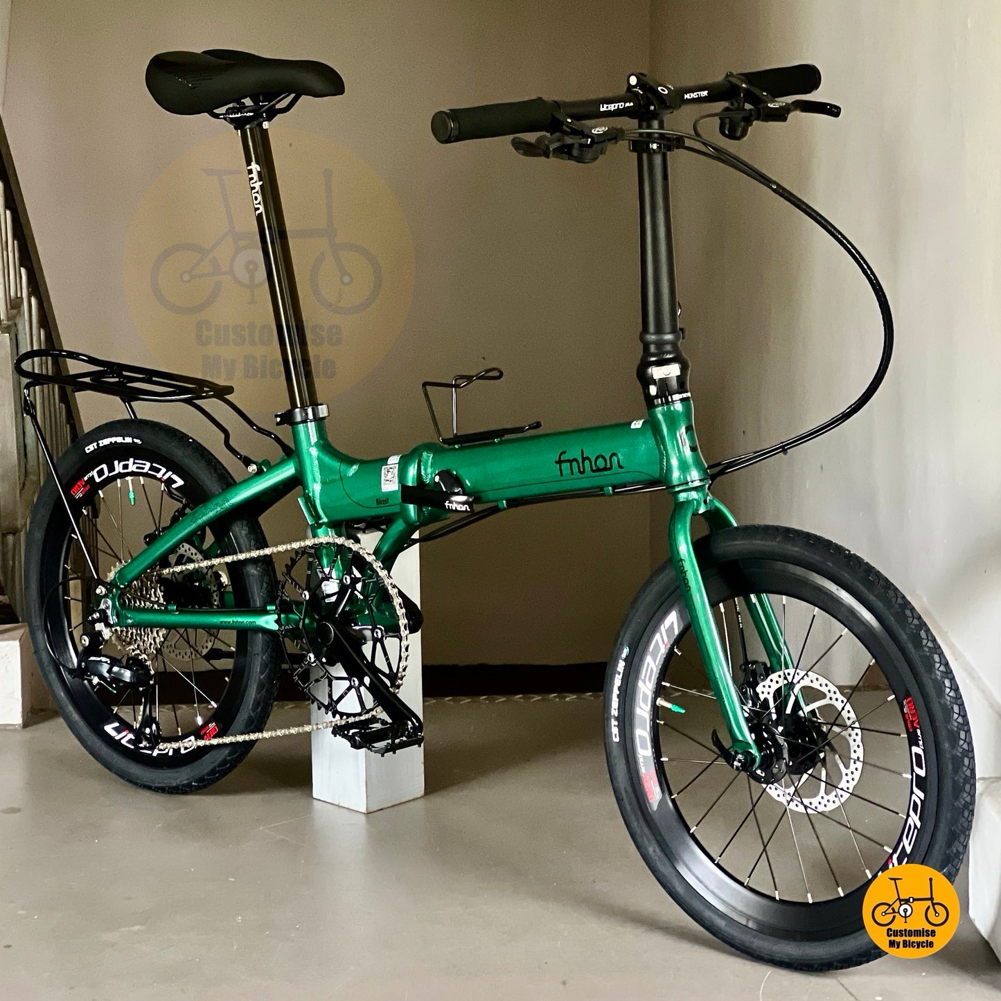 Basikal Lipat Ringan Untuk PCN Dengan Gear Shimano Dan Roda CST