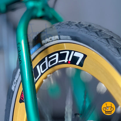 Close up Schwalbe Marathon Racer Tyre 