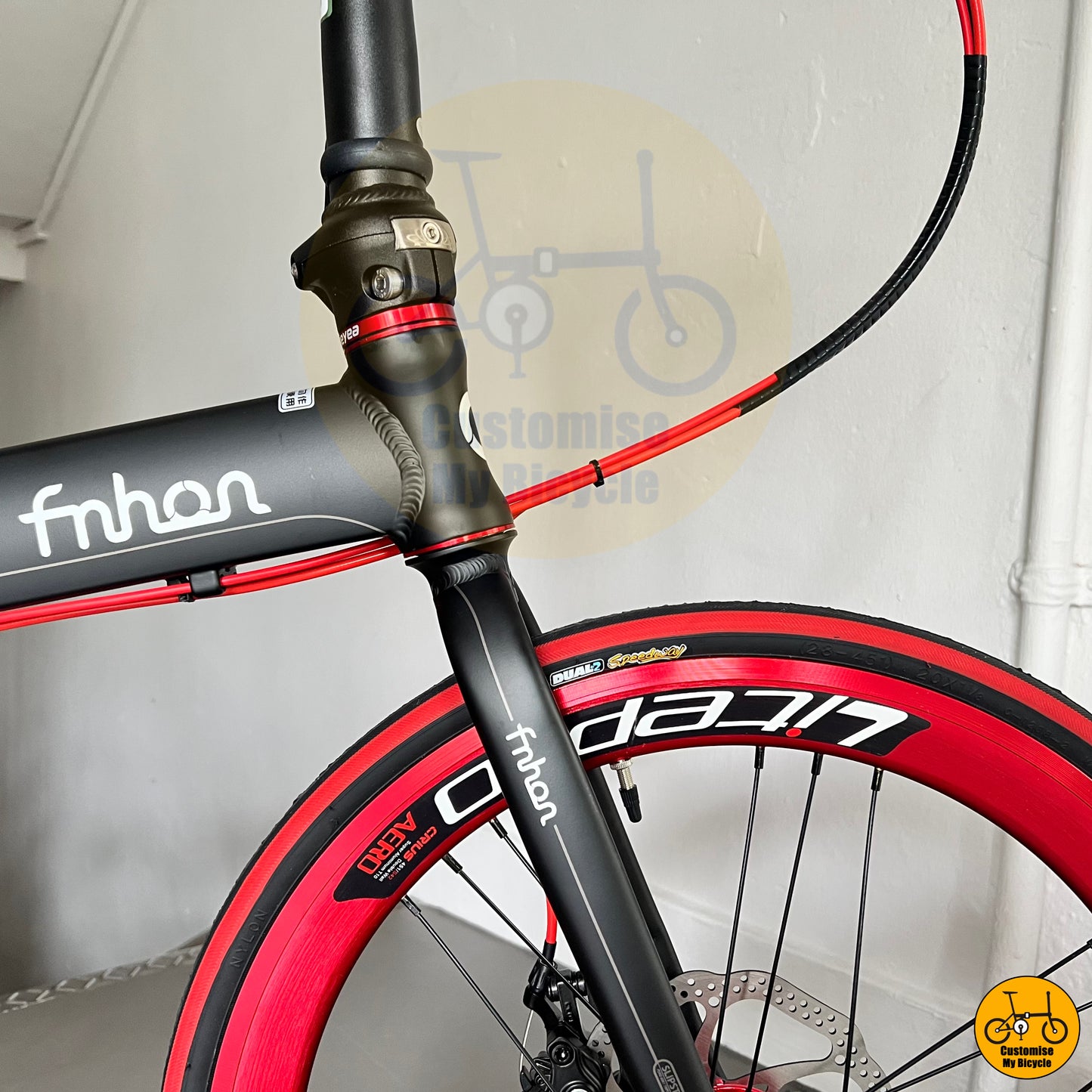 Fnhon Blast 22” • Shimano 9s • Black Red