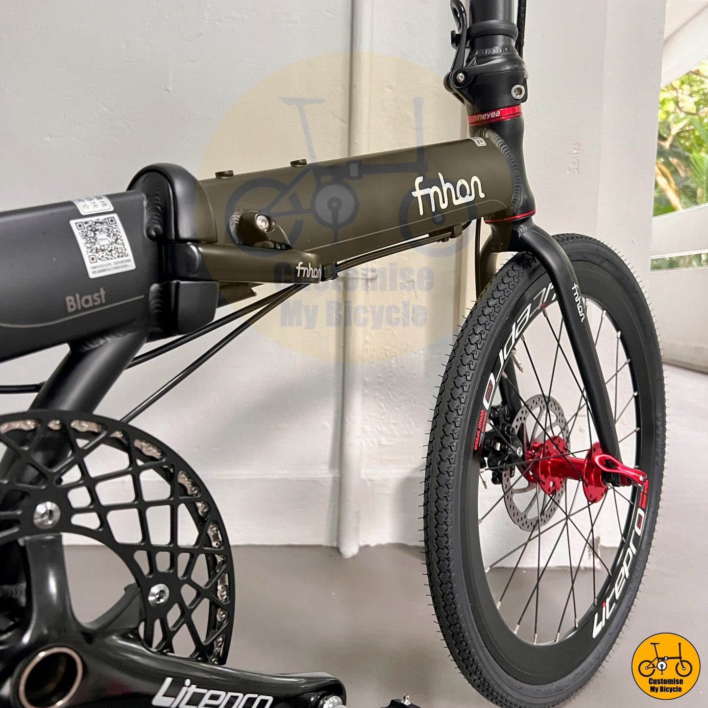 Fnhon Blast 22-Inch Folding Bicycle – A Birdy Competitor Built for Performance & Reliability
