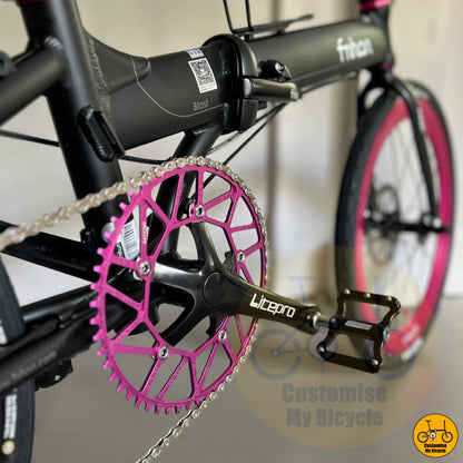 Fnhon Blast 22” • Shimano 9s • Matte Black + Hot Pink