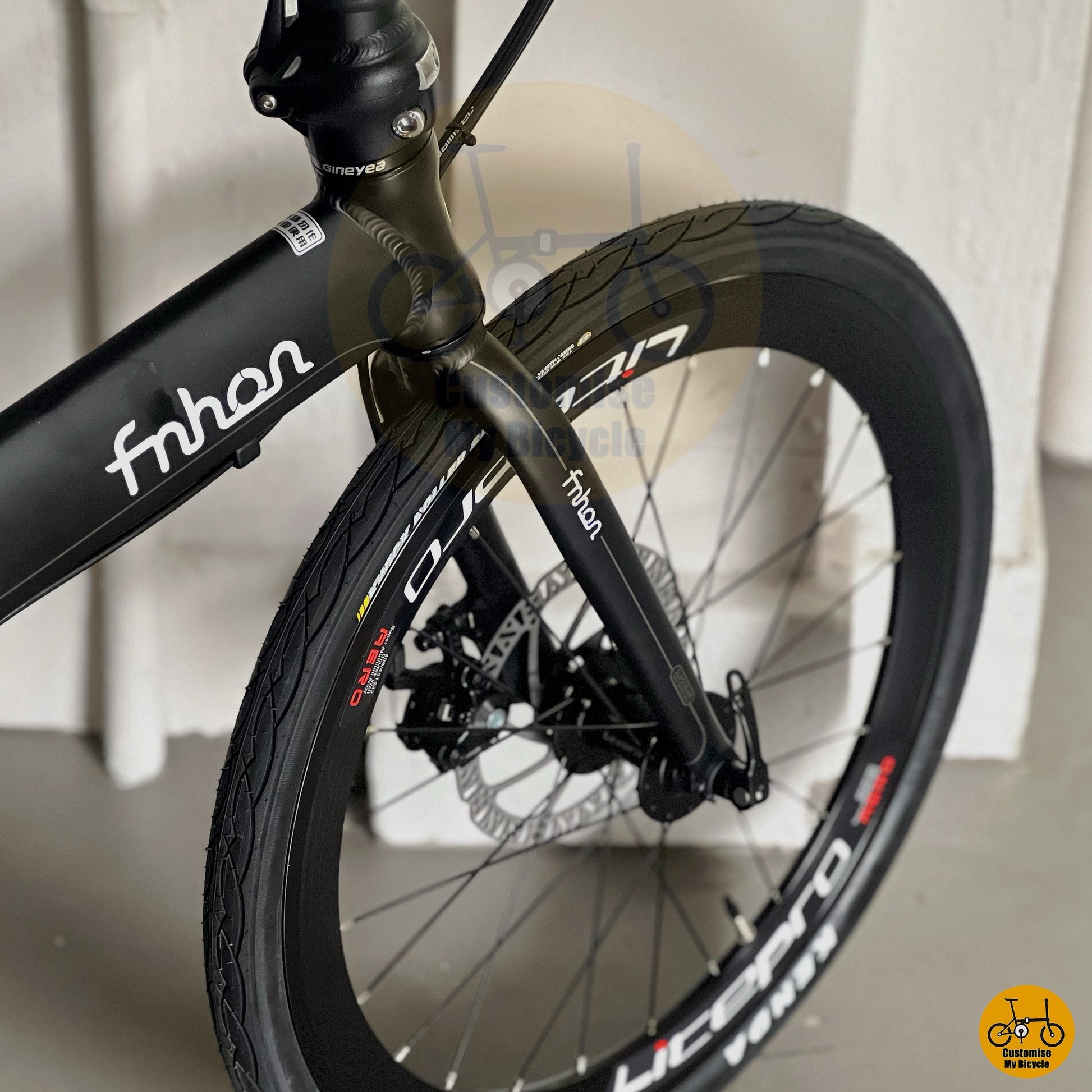 Matte black Fnhon Blast with all-black wheels
