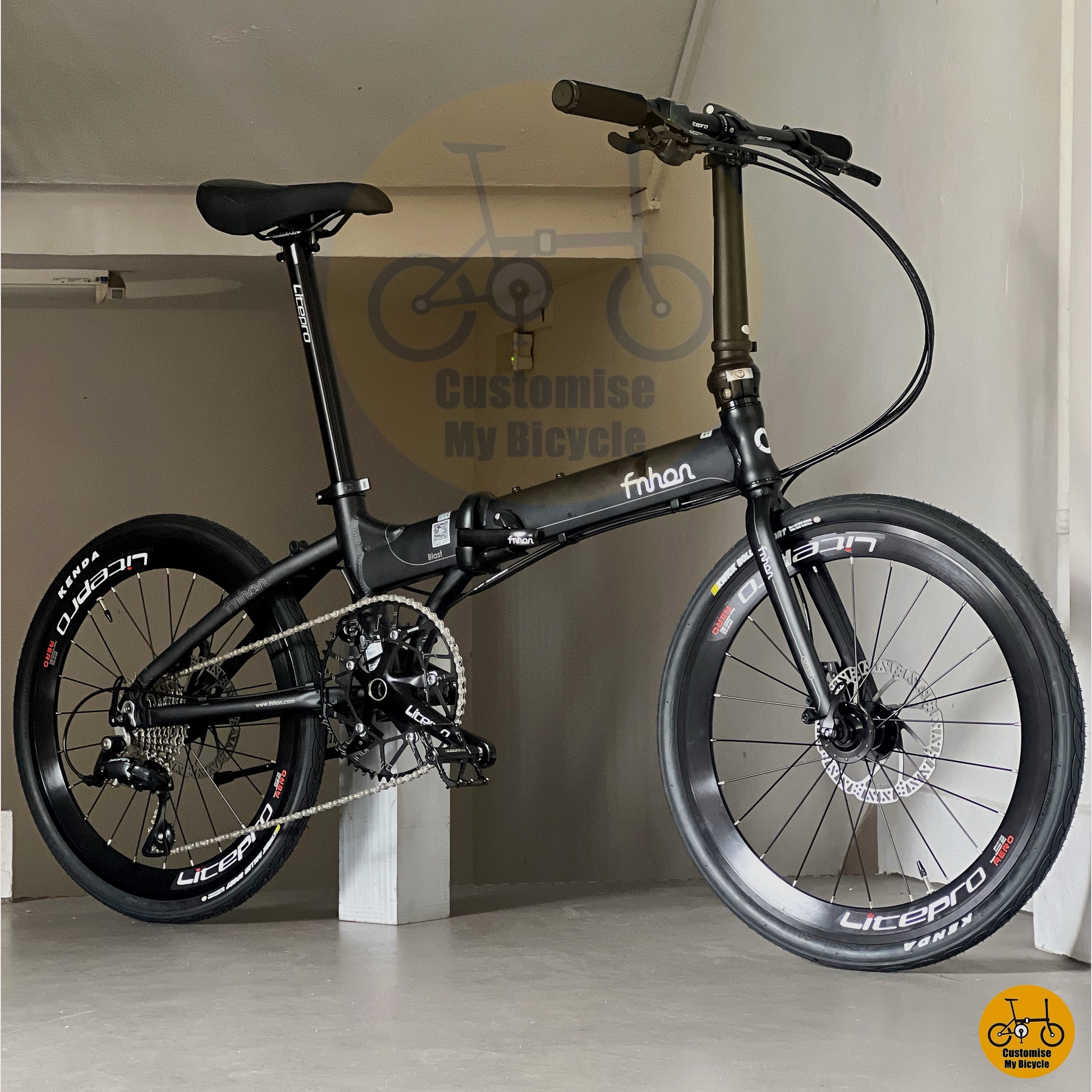 Fnhon Blast 22 inch foldie for smooth PCN ride and effortless pedalling in Singapore
