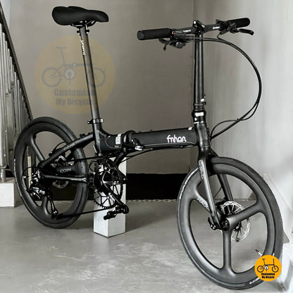 Fnhon Blast 22 Inch Performance Folding Bike With Carbon Fork And Disc Brakes
