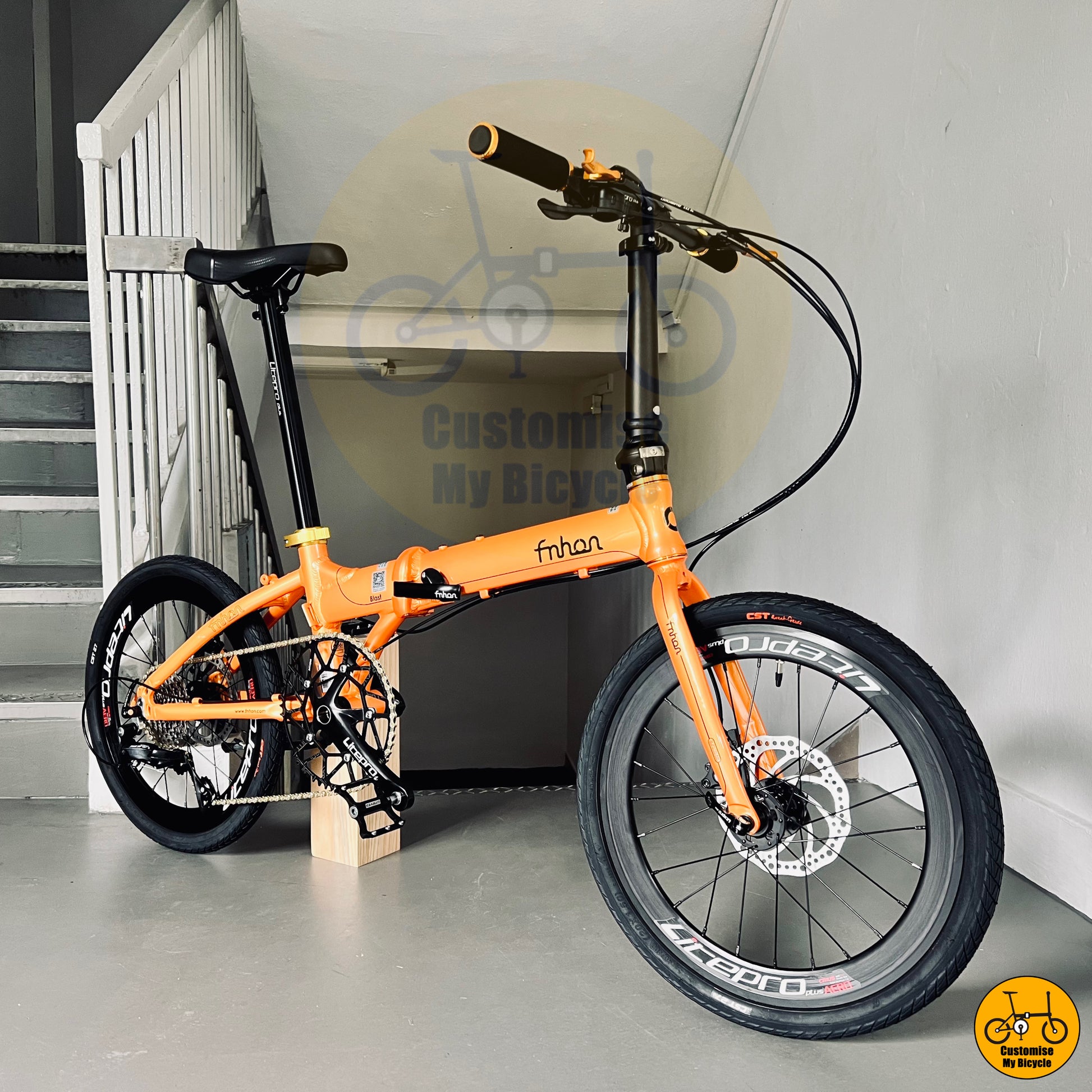 Fnhon Blast 20-Inch Folding Bike – Goku-Inspired Speed & Performance
