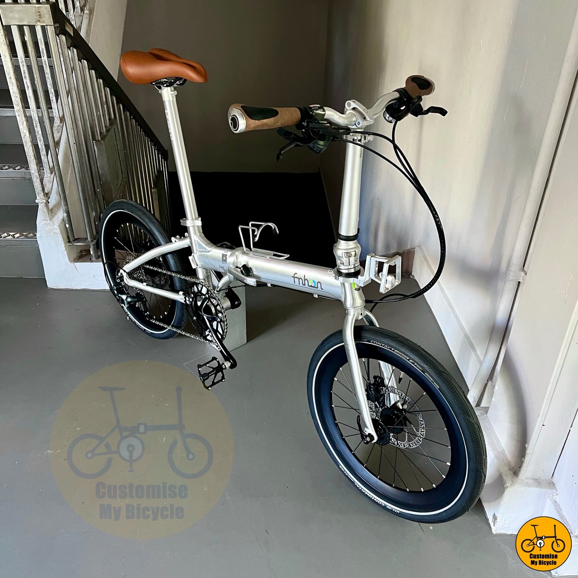 top view fnhon blast foldable bicycle