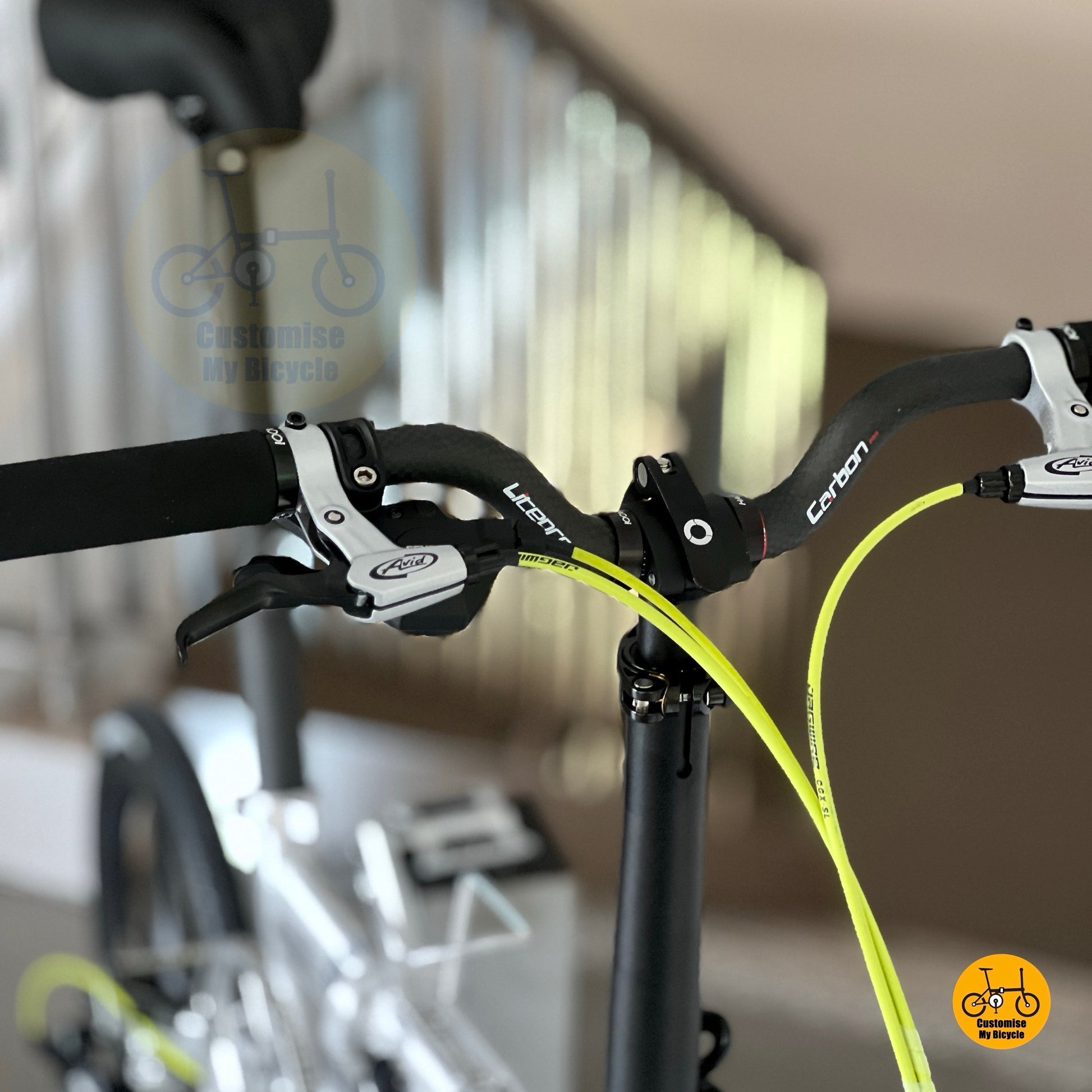 Litepro carbon riser bar 5cm on Fnhon Freedom 16" 305