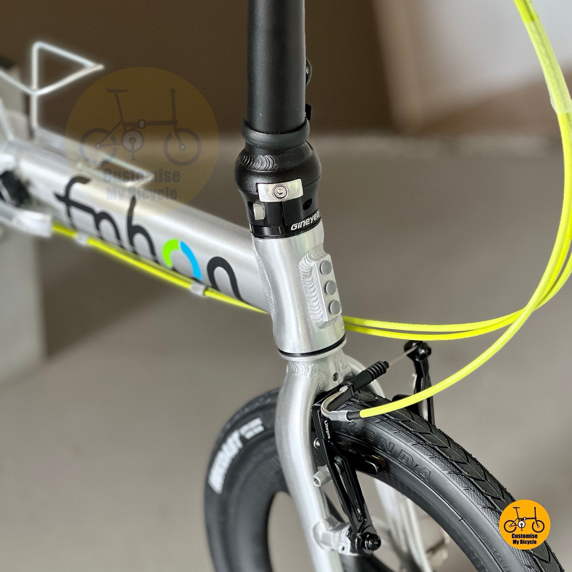 Sepeda Lipat Fnhon Breeze 16 Inci Aluminium Ringan Dengan Roda Karbon
