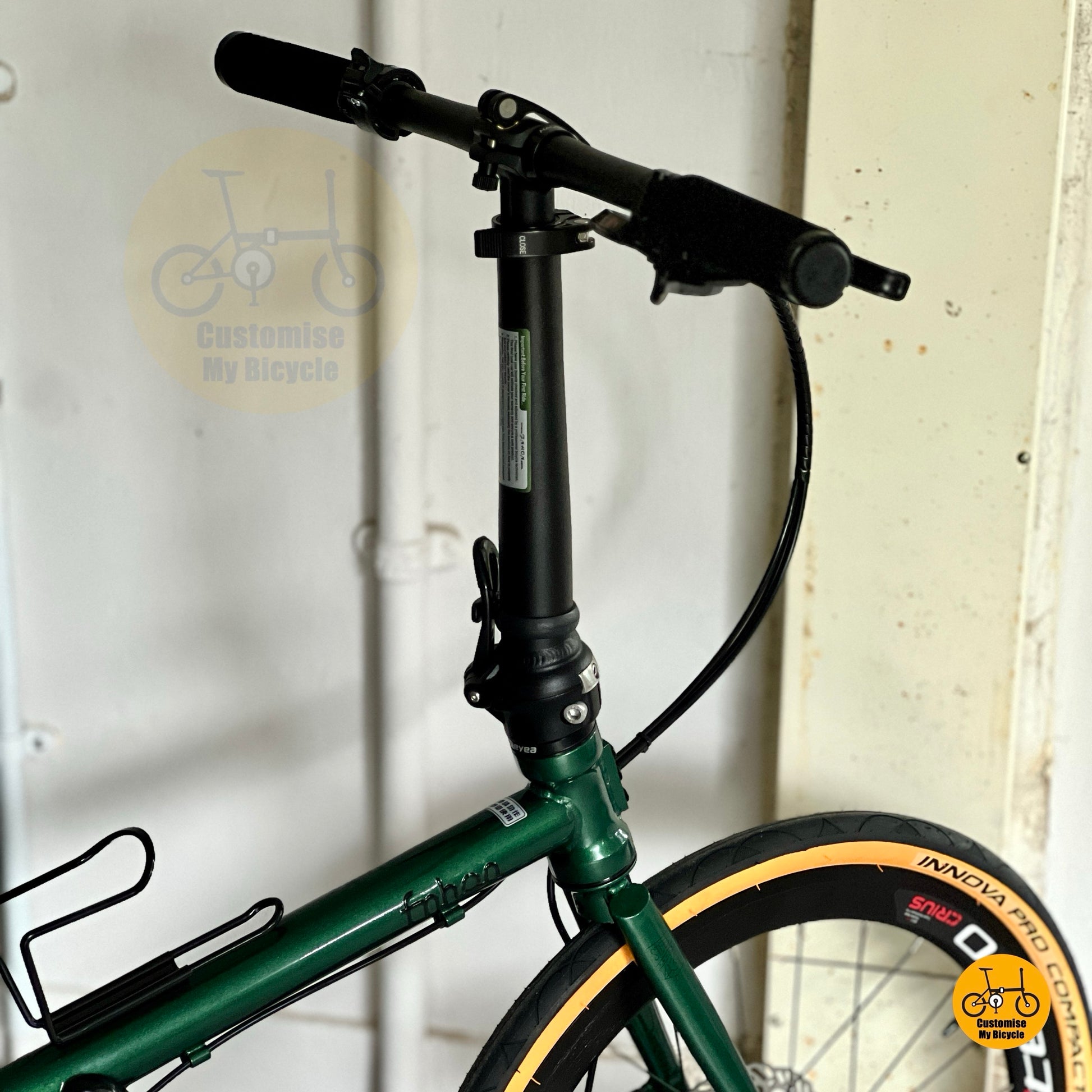 Fnhon Gale folding bike overall higher front angle