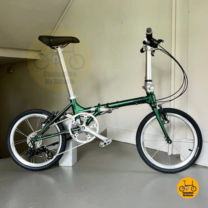 Lightweight chromoly steel 18 inch foldable bicycle CST tyres MIALO wheels adjustable seat  
