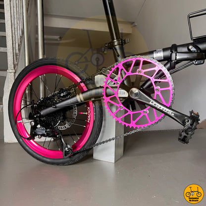 Fnhon Gust 18” • Shimano 9s • Matte Black + Pink