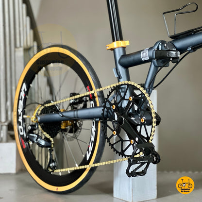 LITEPRO Hollowtech crank and chainring  
