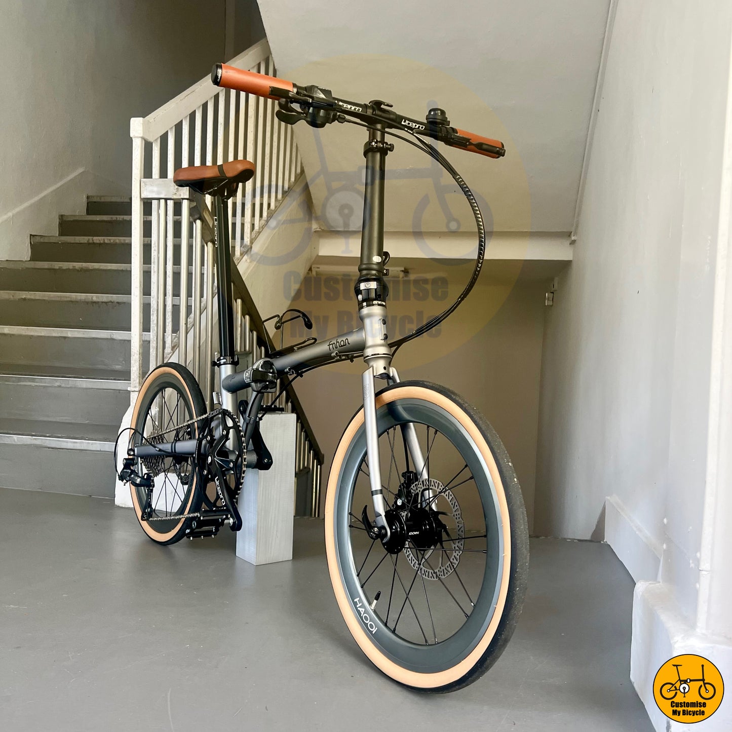 Fnhon Gust 20-Inci – High-Performance Folding Bike for City and PCN Routes
