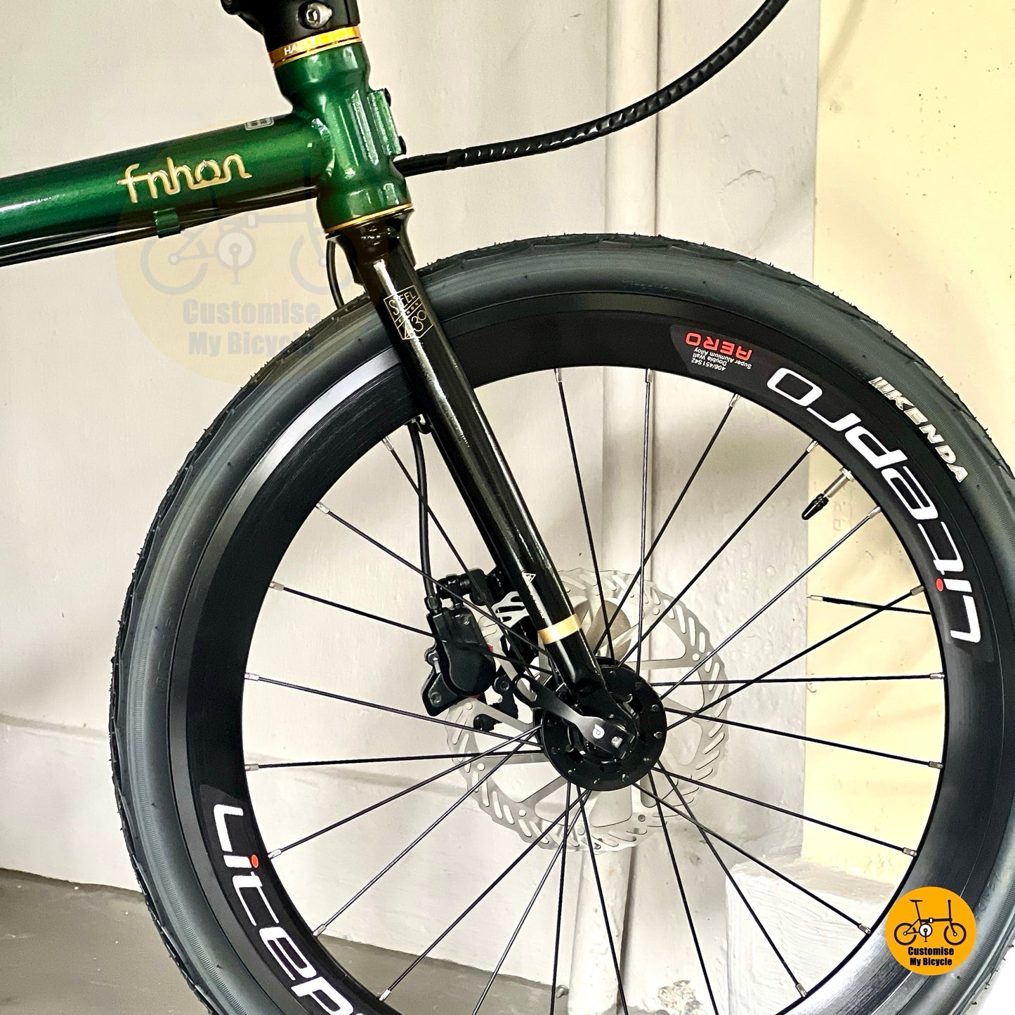 Litepro Aero fast rolling wheelset black colour