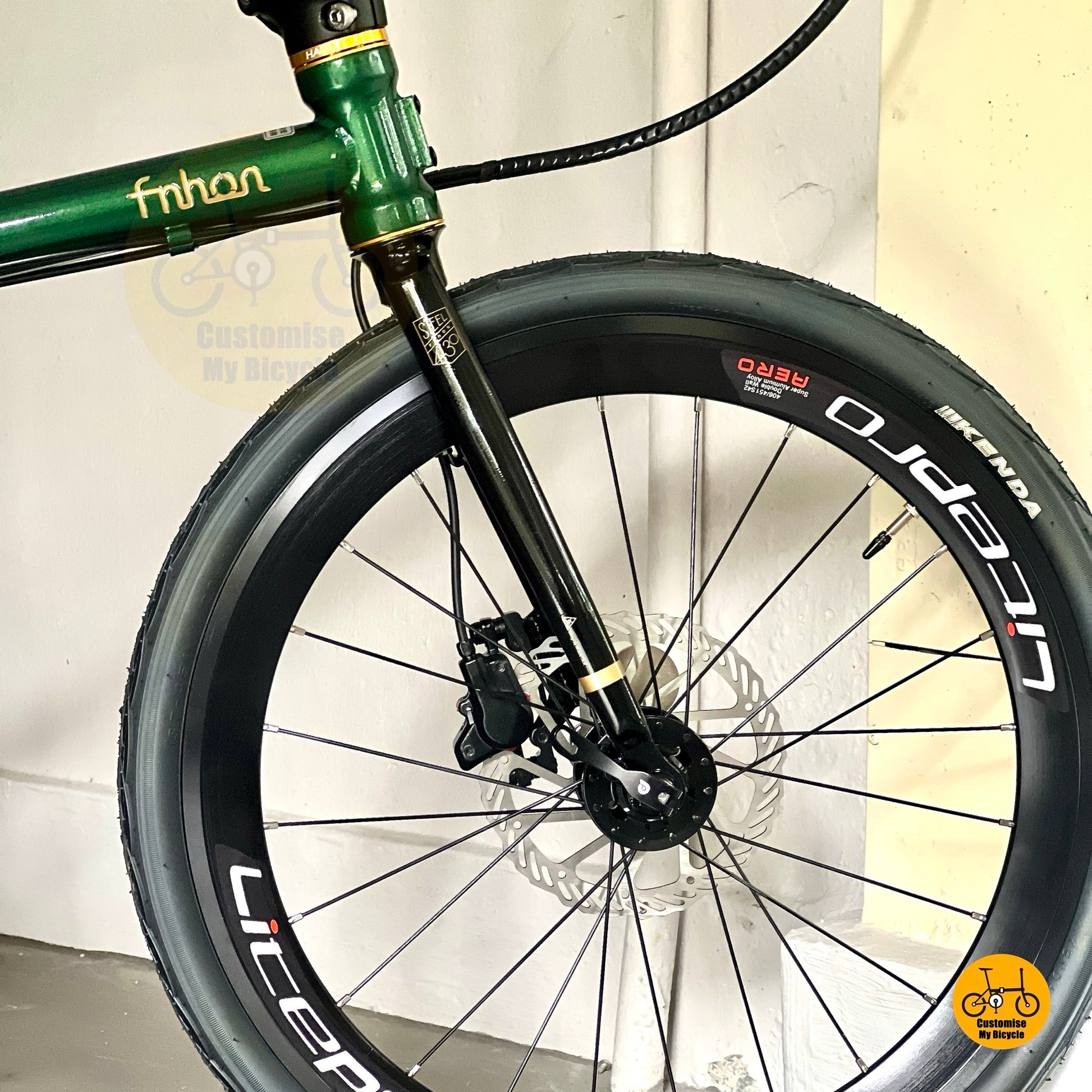 Litepro Aero fast rolling wheelset black colour