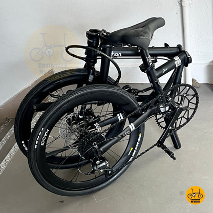 Fnhon Gust 22 Inch Foldable Bicycle Chromoly Steel Frame Shimano 9 Speed Urban Commuter
