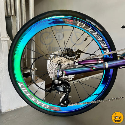 Fnhon Gust 22” • Shimano 9s • Oil Slick Aurora