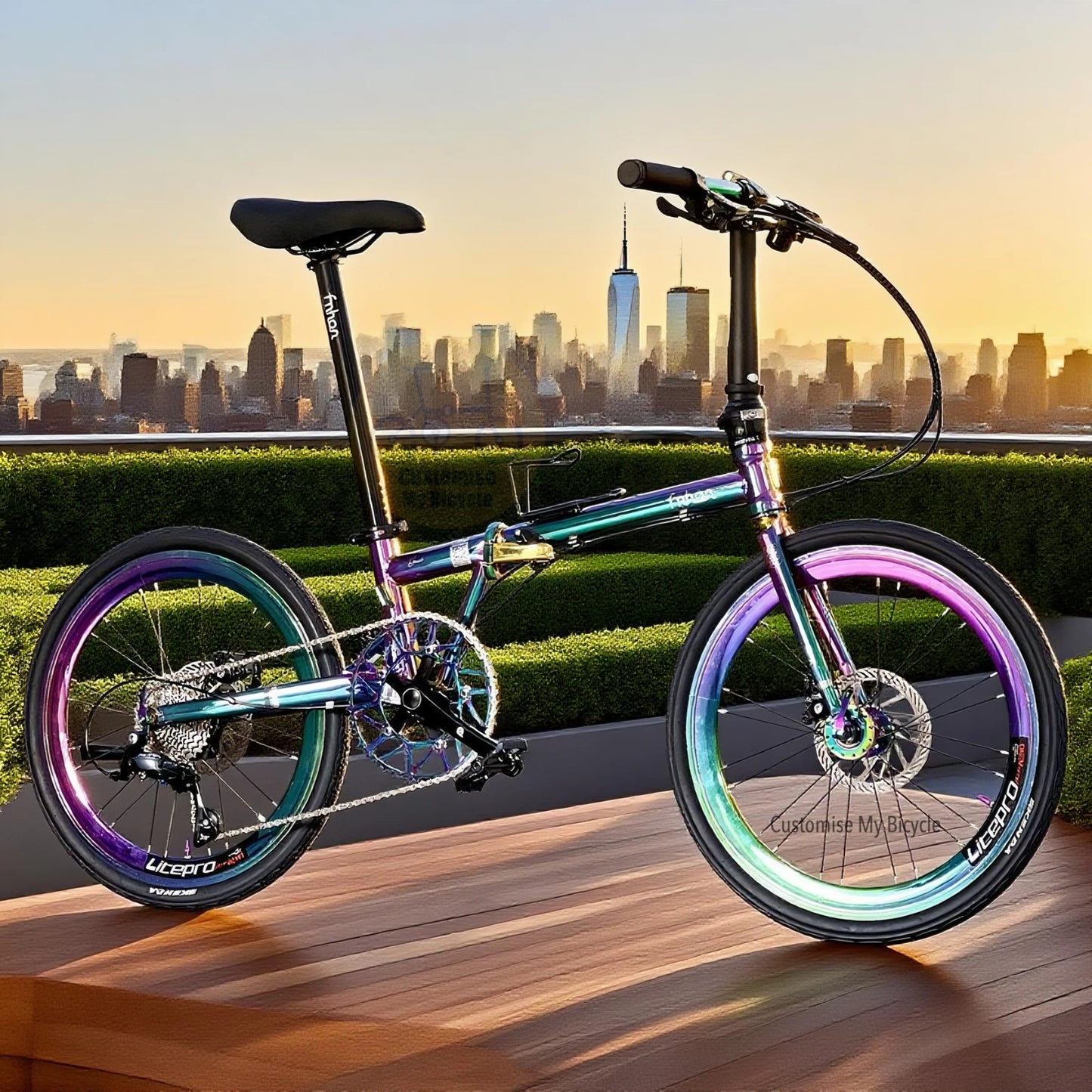 Fnhon Gust 22” • Shimano 9s • Oil Slick