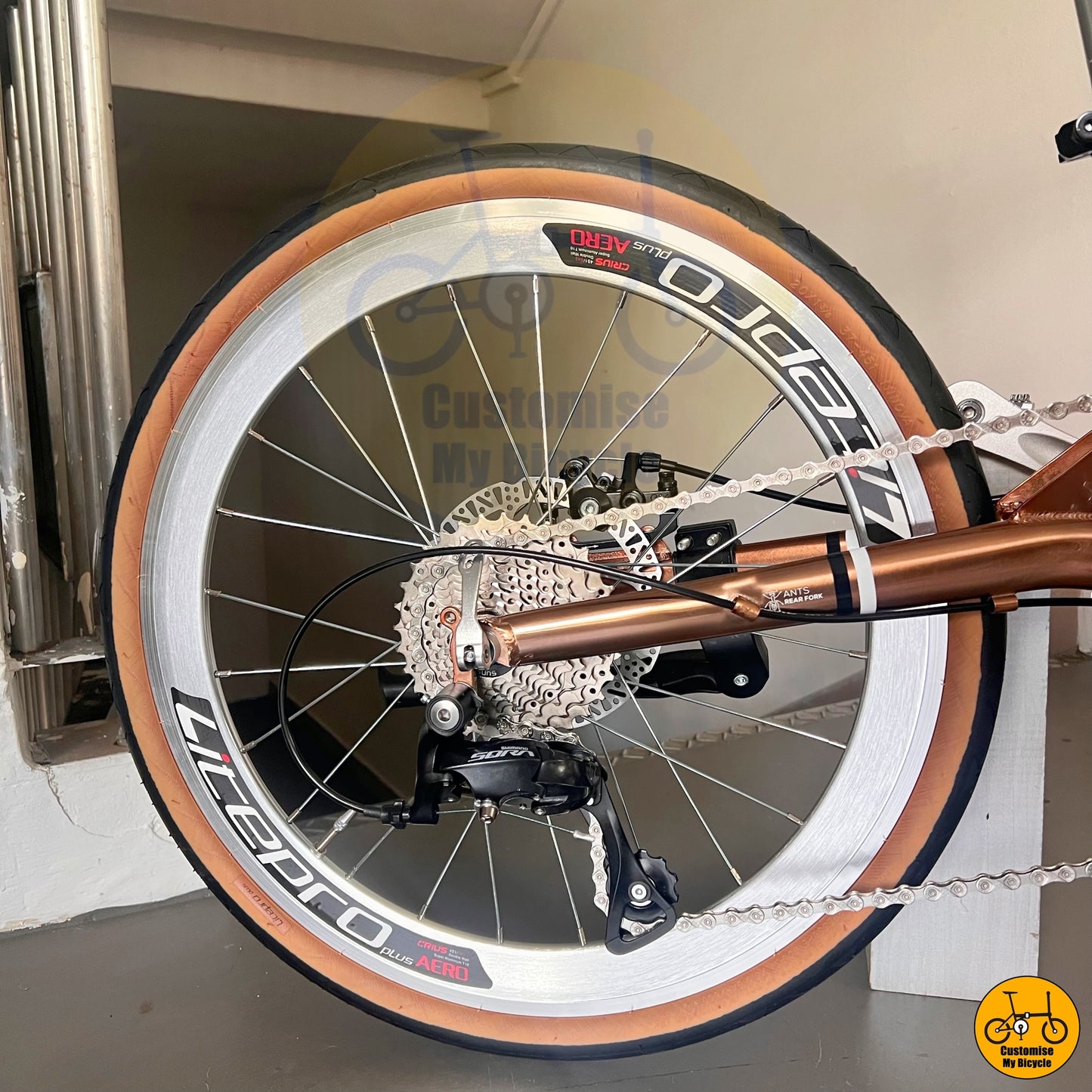 Fnhon Gust 22” • Shimano 9s • Rose Gold Retro