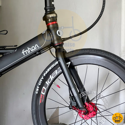 CST speedy tyres folding bike
