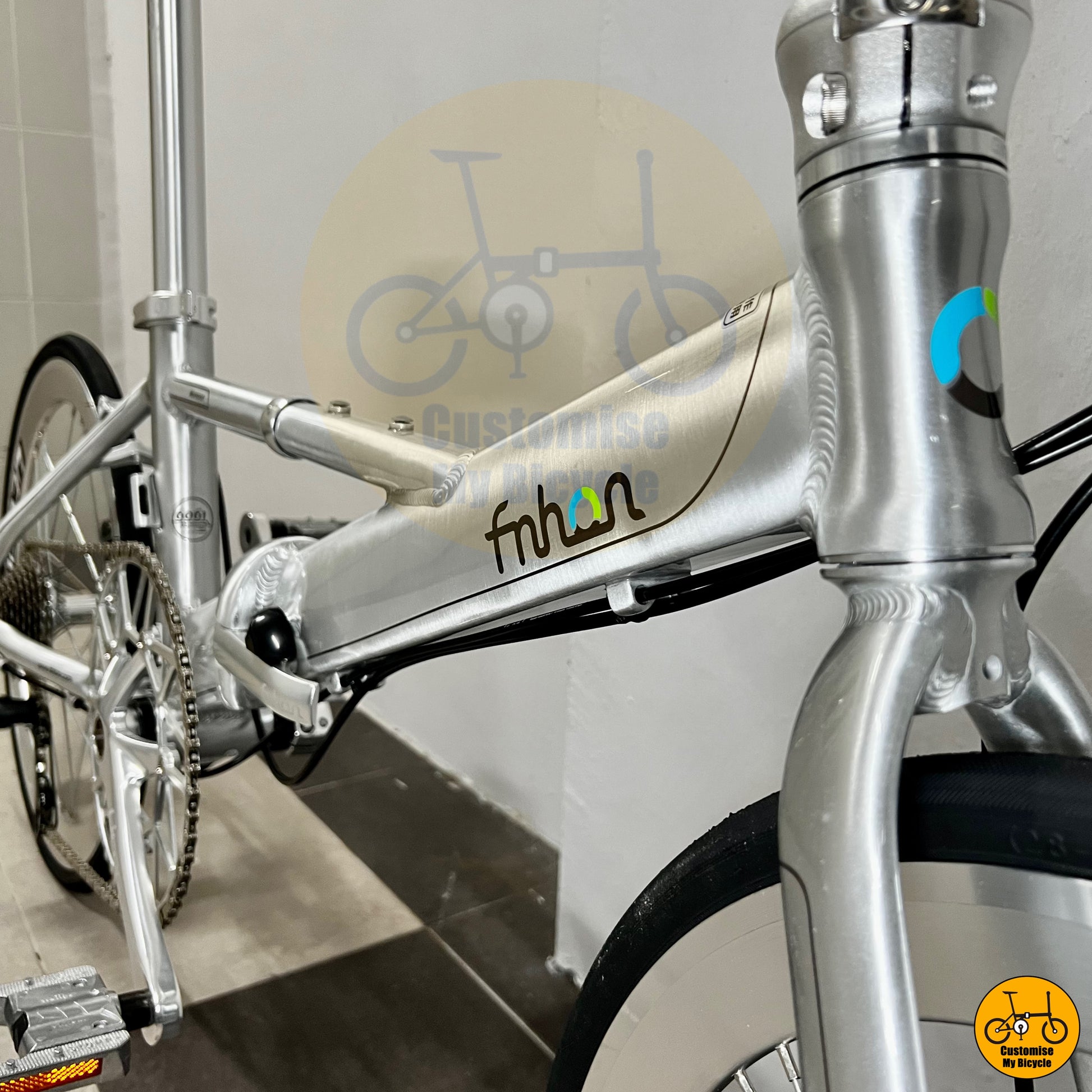 Full Silver Fnhon Monsoon 22-Inch Foldable Bicycle – A Premium & High-Performance Foldie
