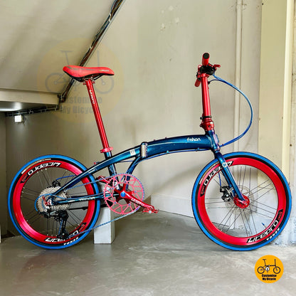 Basikal Lipat Fnhon Tornado 22 Inci Shimano Deore 10 Kelajuan Warna Chameleon Blue Ringan Untuk Bandar
 Superman Spiderman Marvel