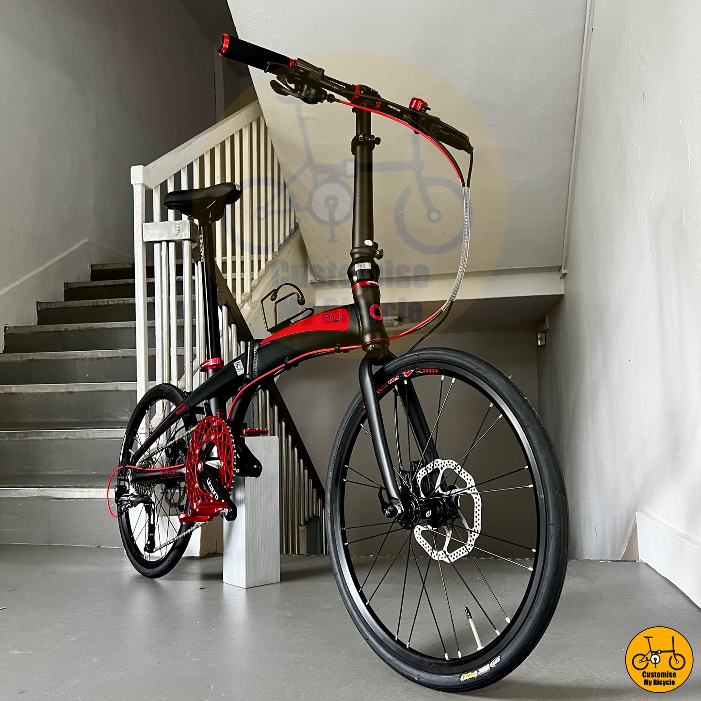 Aerodynamic Design Fnhon Tornado 22-Inch Folding Bike – Built for Maximum Efficiency
