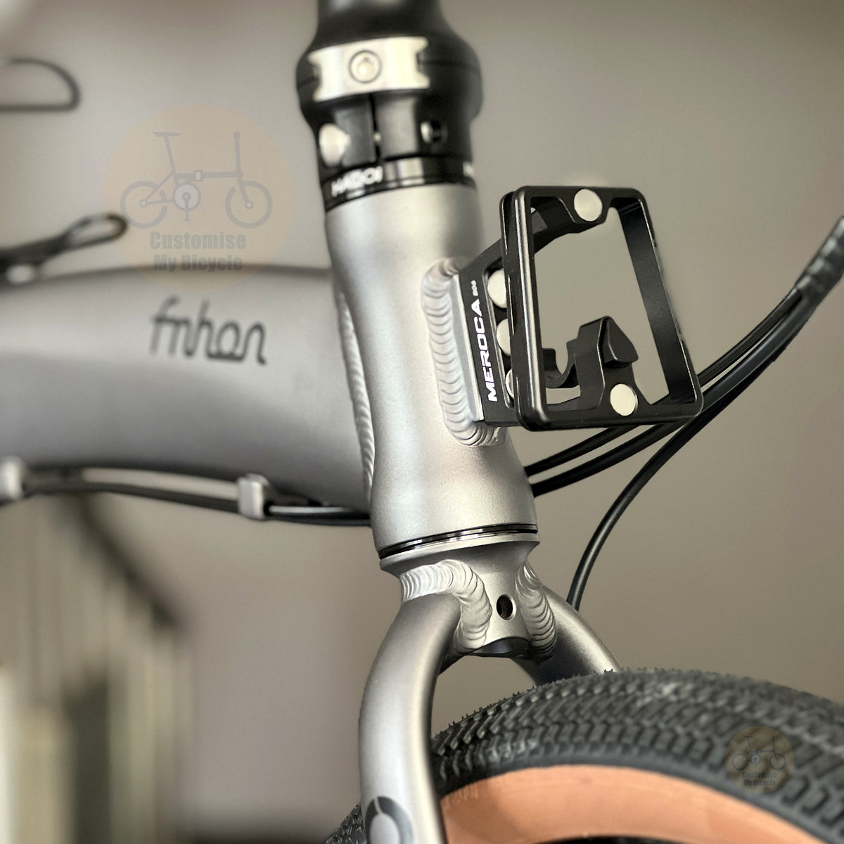 Fnhon Tornado 20" Carbon Grey folding bike with SHIMANO hydraulic disc brake