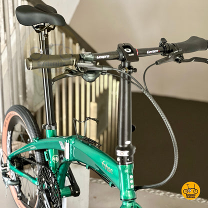 Folding bike with Litepro carbon handlebar and Promend pedals