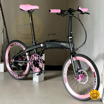 Fnhon Tornado 22 Inch Performance Foldable Bike Shimano Gears Aero Wheels City Riding
