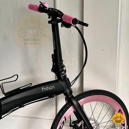 Basikal Lipat Fnhon Tornado 22 Inci Shimano 9 Kelajuan Ringan Untuk Bandar
