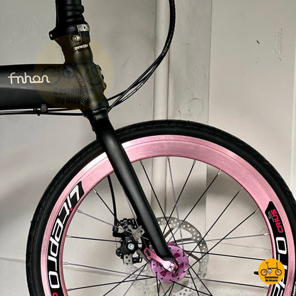 LITEPRO Aero high profile front wheel close up
