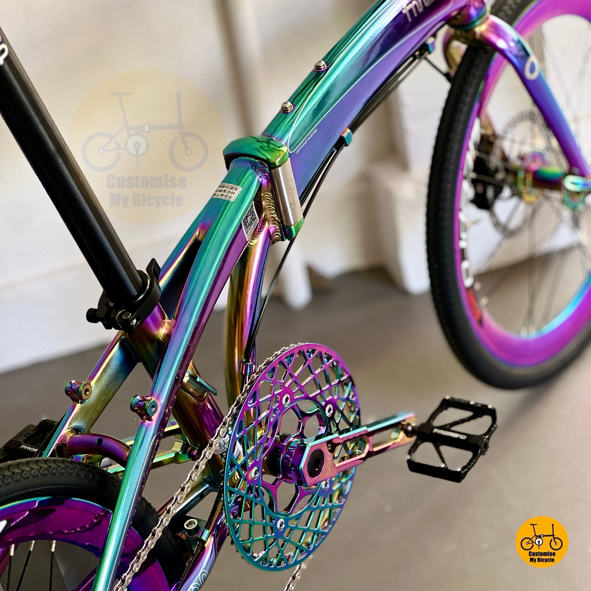 Fnhon Tornado 22 Inch Premium Folding Bike Aluminium Alloy Frame Shimano 9 Speed
