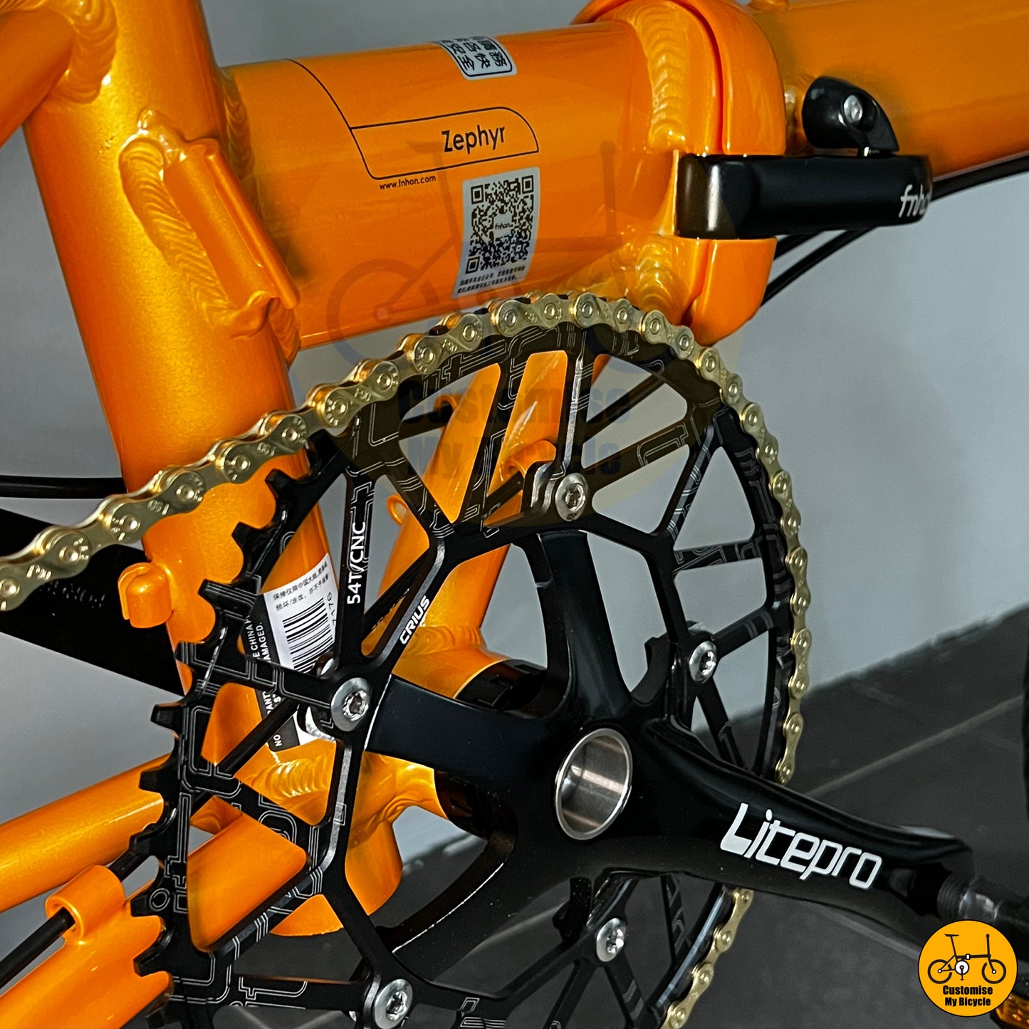 Fnhon Zephyr 18” • Shimano 9s • Orange