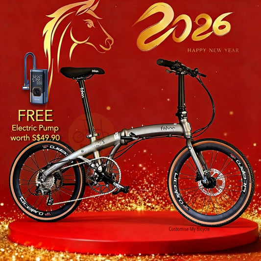 🔥CNY Promo🔥 Fnhon mini-Tornado 20” • Shimano 9s • Battleship Grey