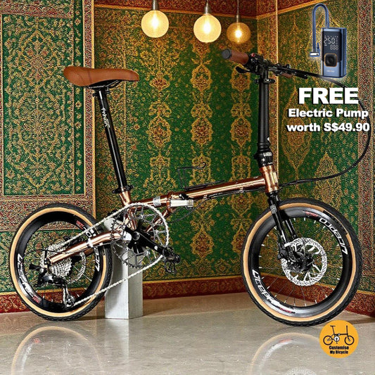 ⭐Raya Deal⭐  Fnhon Gust 18” • Shimano 9s • Rose Gold