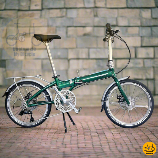 Fnhon Blast 22-Inch Folding Bike – British Green for a Classic City Ride
